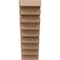 Ekena Millwork 4"W x 8"D x 12"H Classic Landon Rough Cedar Woodgrain TimberThane Corbel, Primed Tan CORUR04X08X12LANRCPR - alternate 2